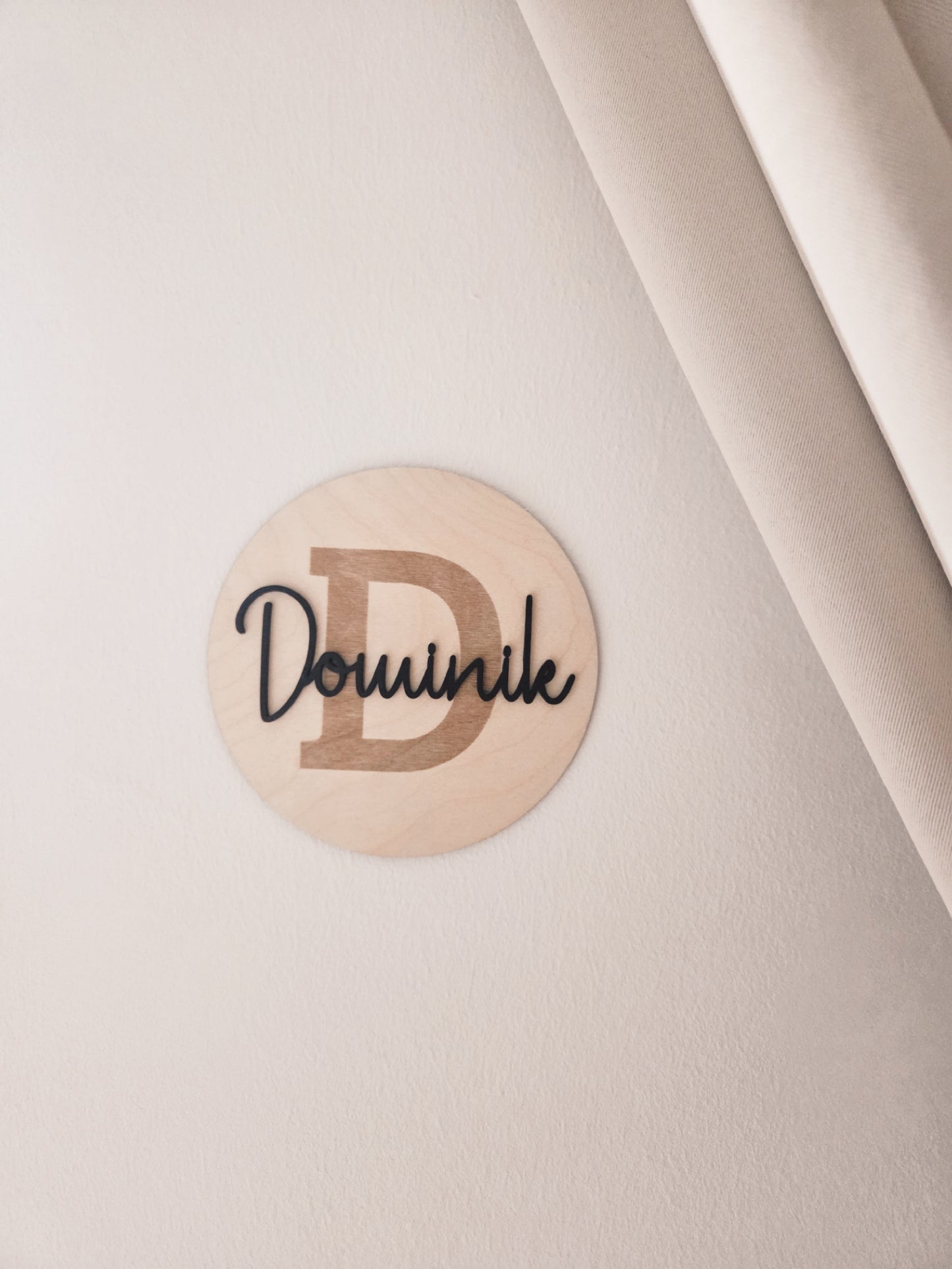 Personalisiertes Namensschild aus Holz – Buchstaben & Name