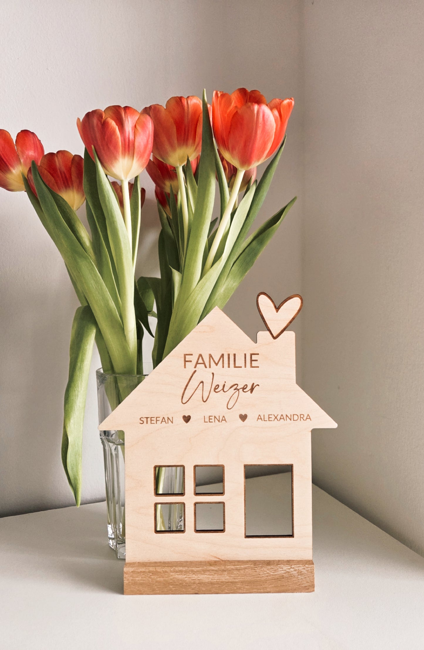 Familien Holzschild personalisiert