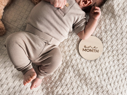 Meilensteinkarten Monatskarten Hallo kleines Wunder