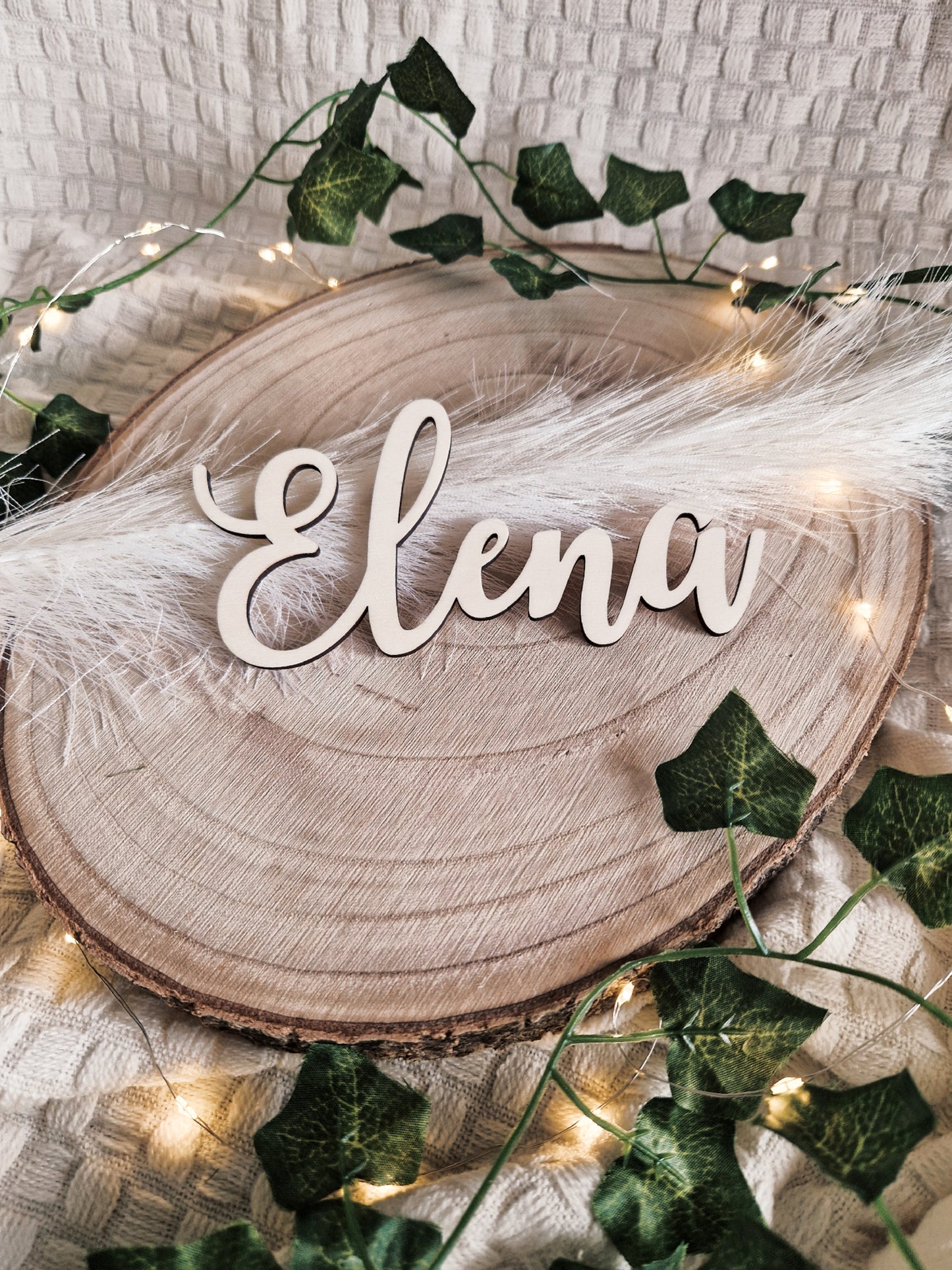 Holzschriftzug personalisiert Kinderzimmer