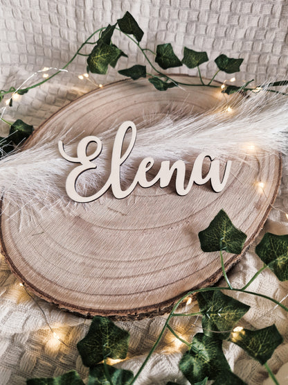 Holzschriftzug personalisiert Kinderzimmer