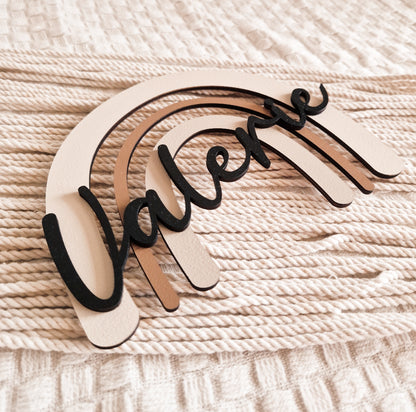 Regenbogen mit Namen personalisiert