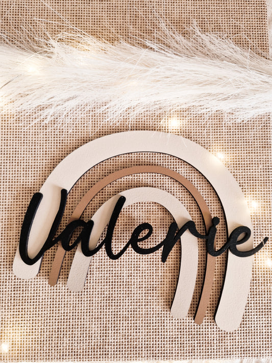 Regenbogen mit Namen personalisiert