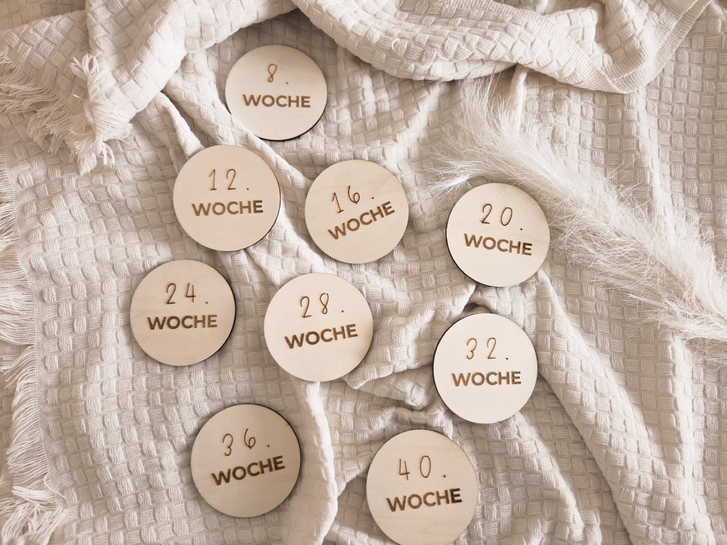 Meilensteinkarten Schwangerschaftswochen