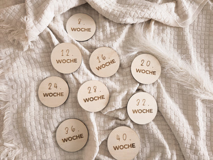 Meilensteinkarten Schwangerschaftswochen