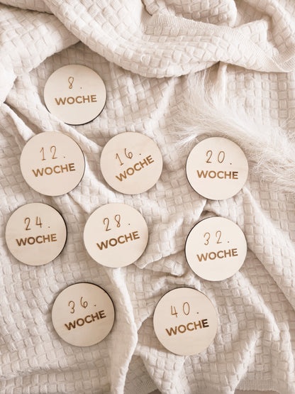 Meilensteinkarten Schwangerschaftswochen