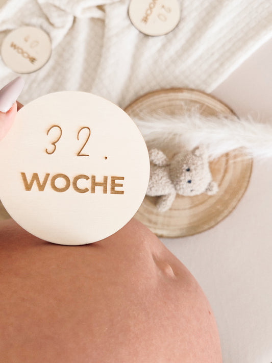 Meilensteinkarten Schwangerschaftswochen