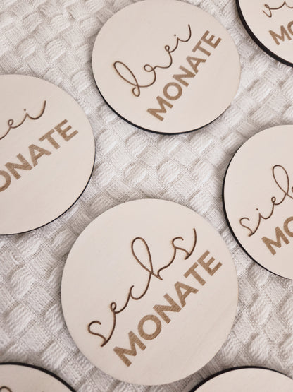 Meilensteinkarten Monatskarten Hallo kleines Wunder