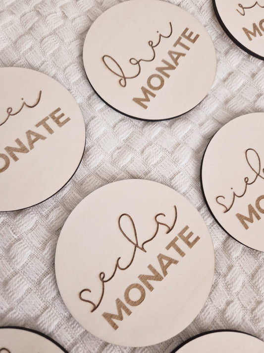 Meilensteinkarten Monatskarten Hallo kleines Wunder