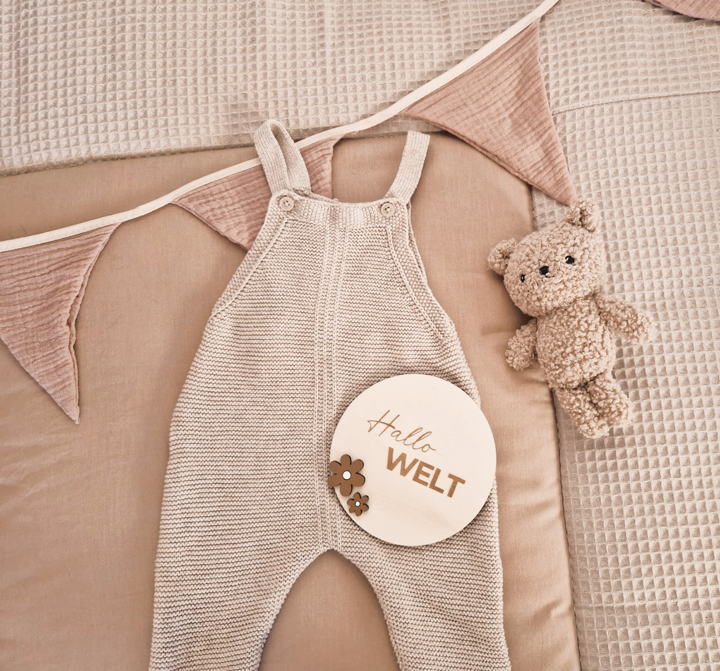 Hallo Welt Holzschild