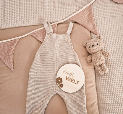 Hallo Welt Holzschild