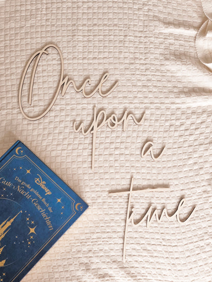 Once upon a Time Schriftzug aus Holz