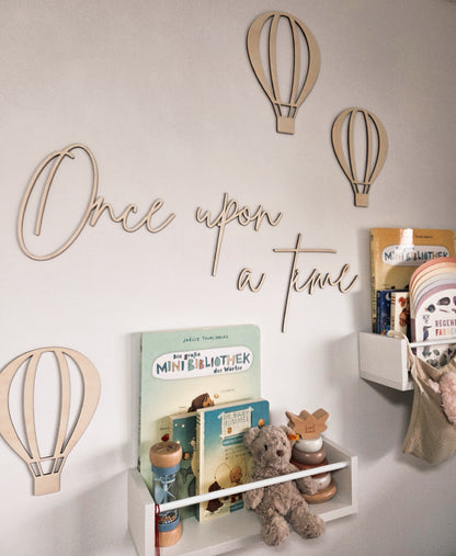 Once upon a Time Schriftzug aus Holz