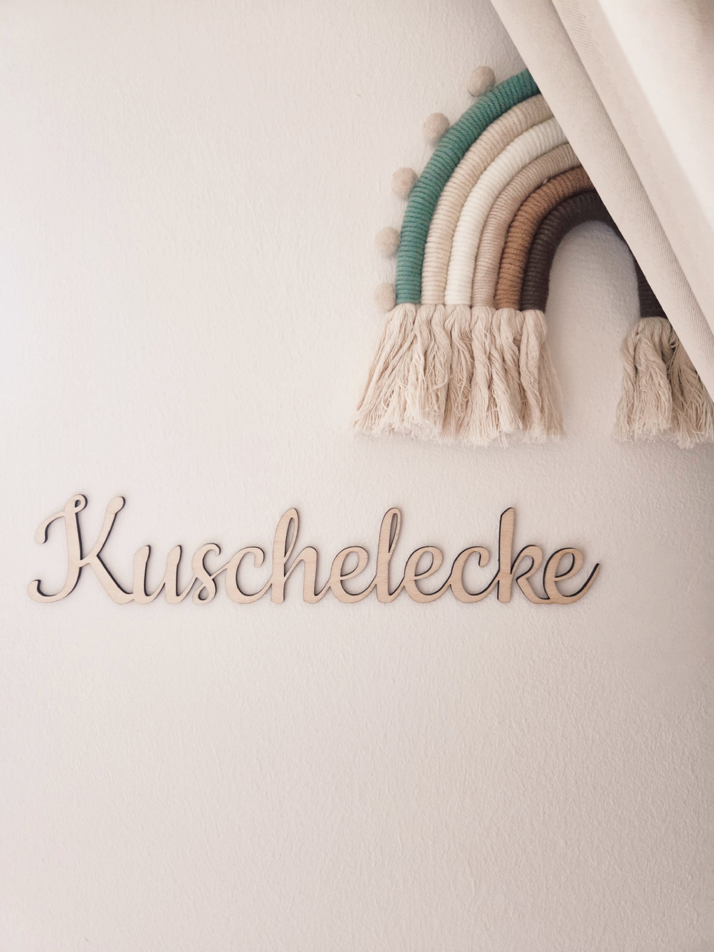 Holzschild Kuschelecke