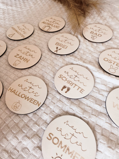 Meilensteinkarten SET "mein erstes Mal"