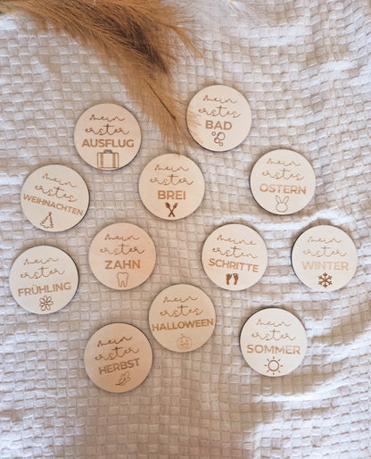 Meilensteinkarten SET "mein erstes Mal"