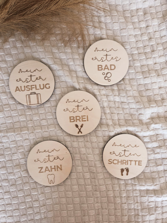 Meilensteinkarten SET "mein erstes Mal"