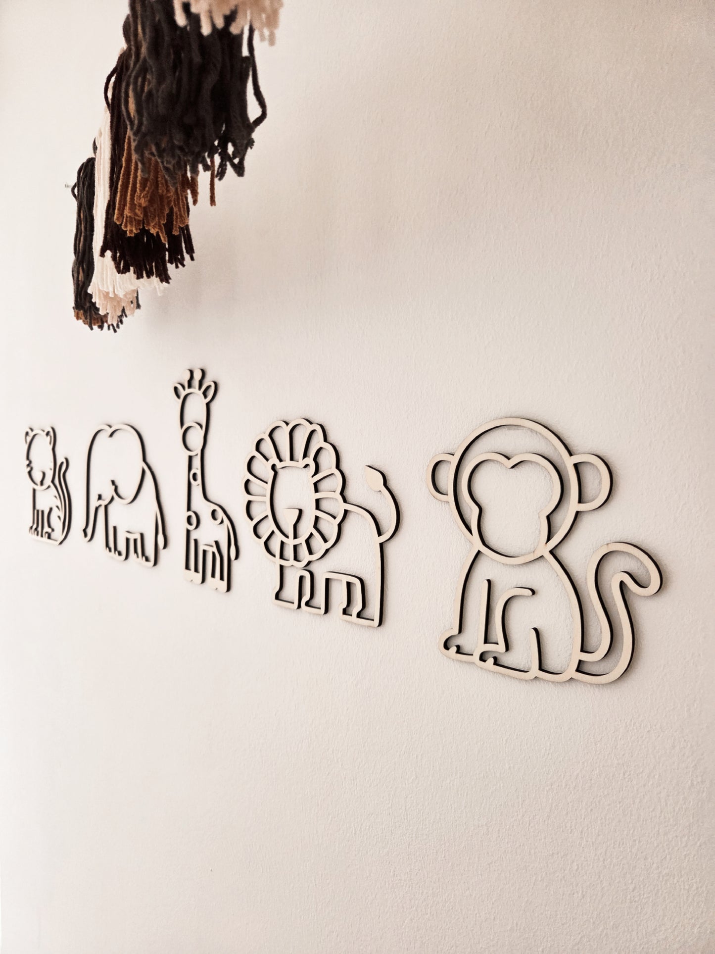 Safaritiere SET aus Holz