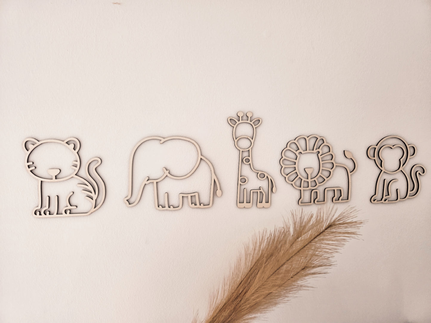 Safaritiere SET aus Holz