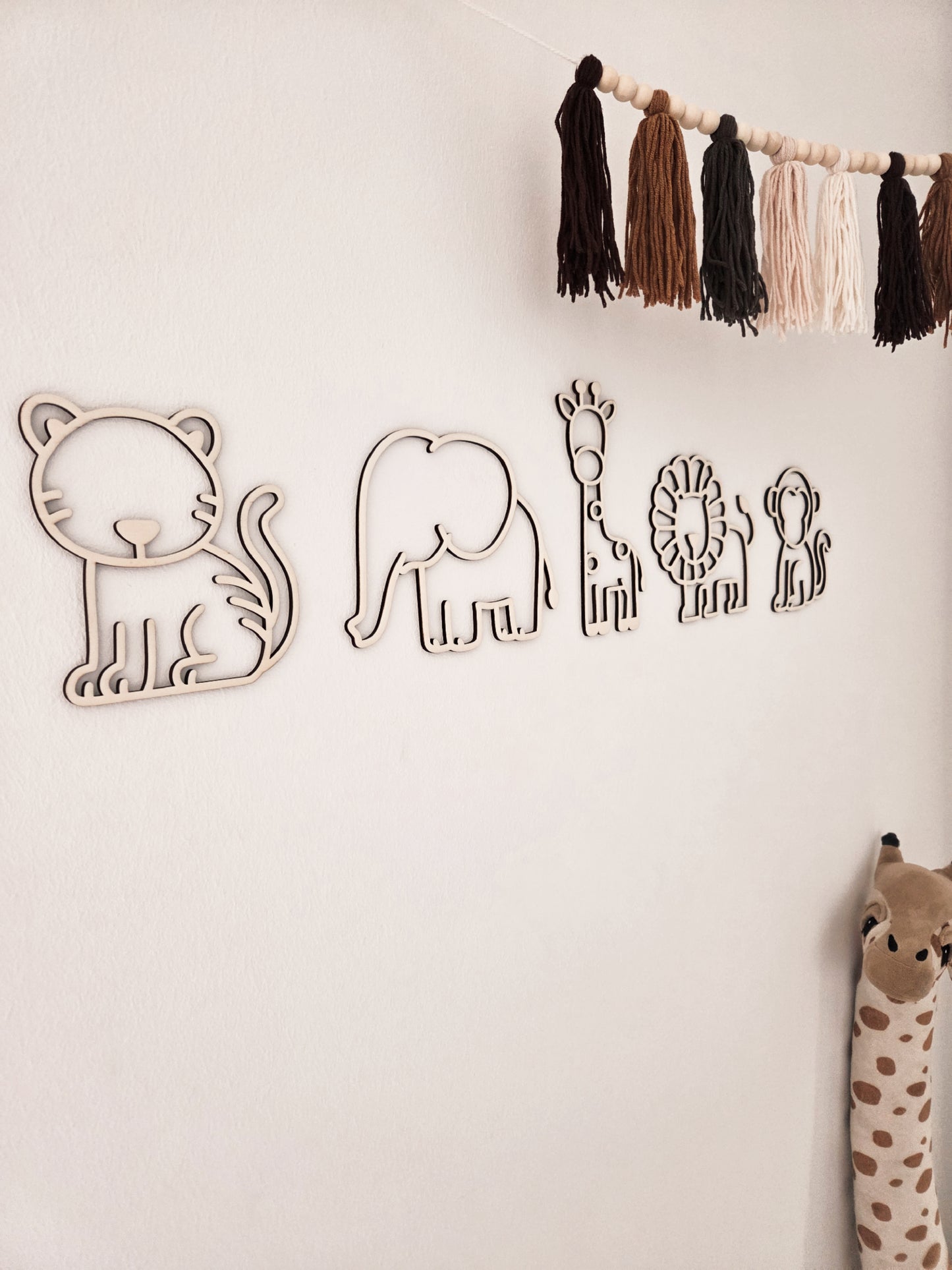 Safaritiere SET aus Holz