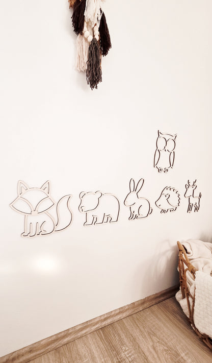 Waldtier SET aus Holz