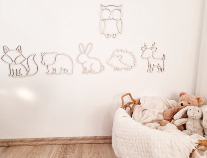 Waldtier SET aus Holz