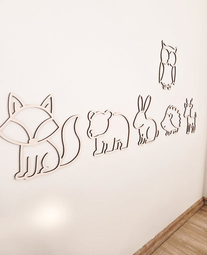 Waldtier SET aus Holz