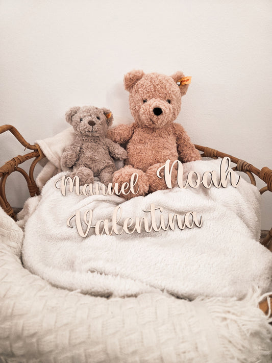 personalisiertes Namensschild - Schriftzug