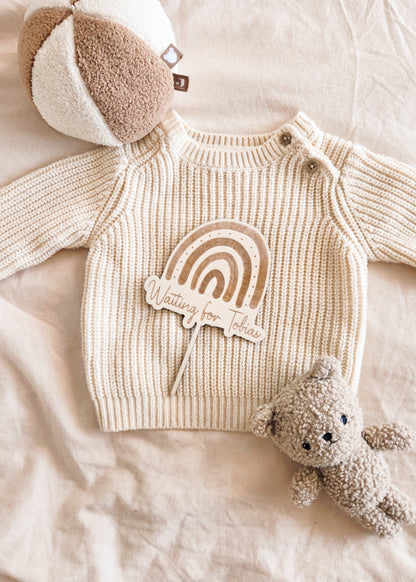 Caketopper Babyparty "waiting for"