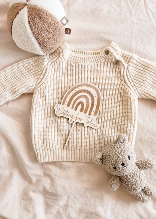 Caketopper Babyparty "waiting for"