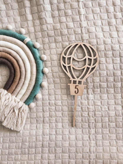 Caketopper Geburtstag Ballon