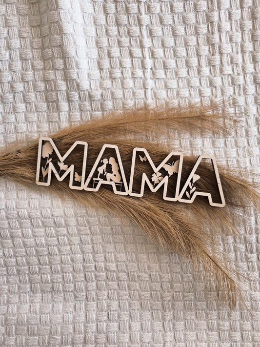 Muttertagsgeschenk Holzschild Mama