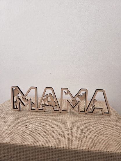 Muttertagsgeschenk Holzschild Mama