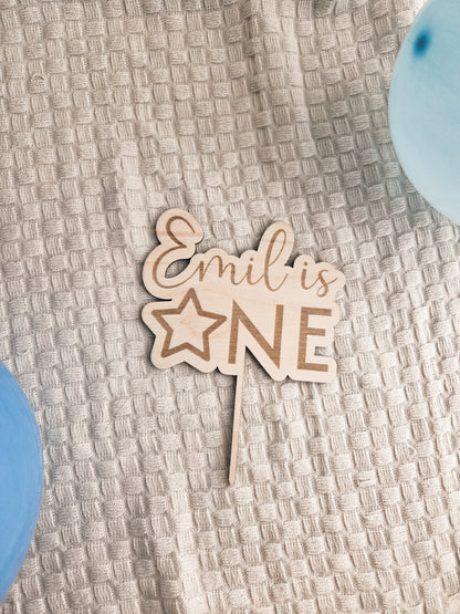 Caketopper Geburtstag ONE