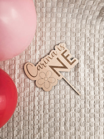 Caketopper Geburtstag ONE