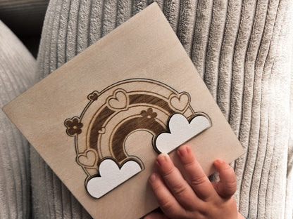 Patenfrage aus Holz – Willst du meine Patentante / mein Patenonkel werden? | Geschenk zur Patenanfrage