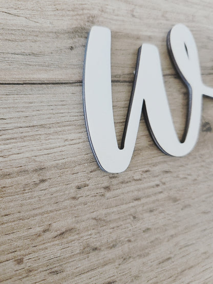 Schriftzug aus Holz "wild child"