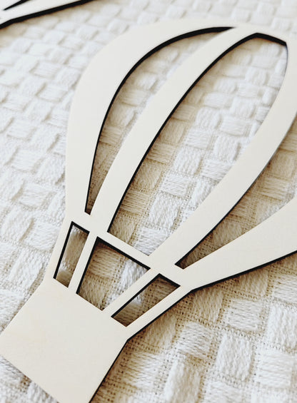 Heißluftballon-SET aus Holz